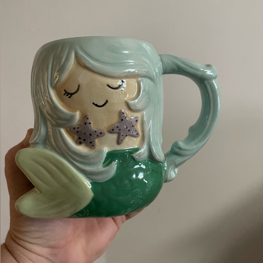 Adorable mermaid coffee mug